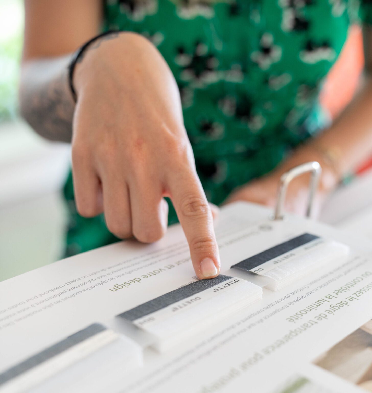 stores choix finitions