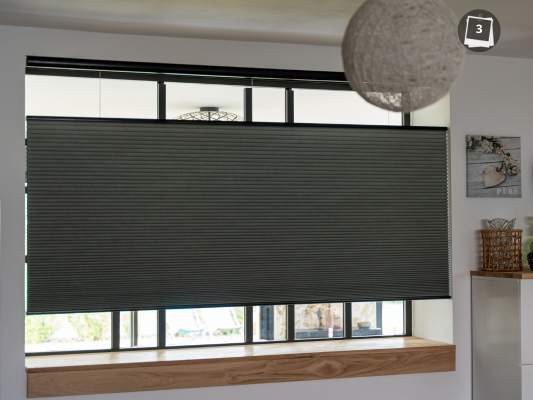 Duette stores pour dressing